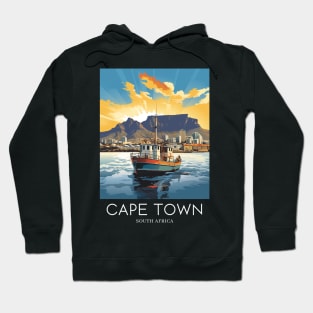 A Pop Art Travel Print of Cape Town - South Africa Hoodie